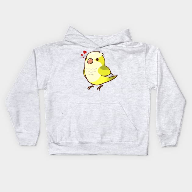 Quaker Parrot 2 Kids Hoodie by Shemii